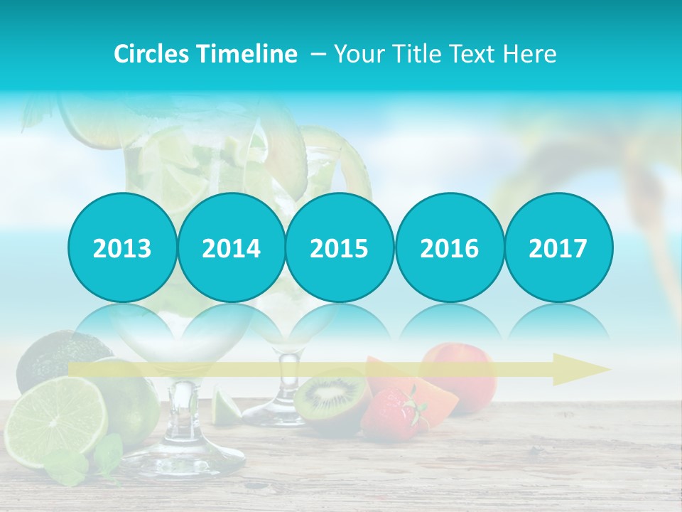 Mohito Sea Bar PowerPoint Template