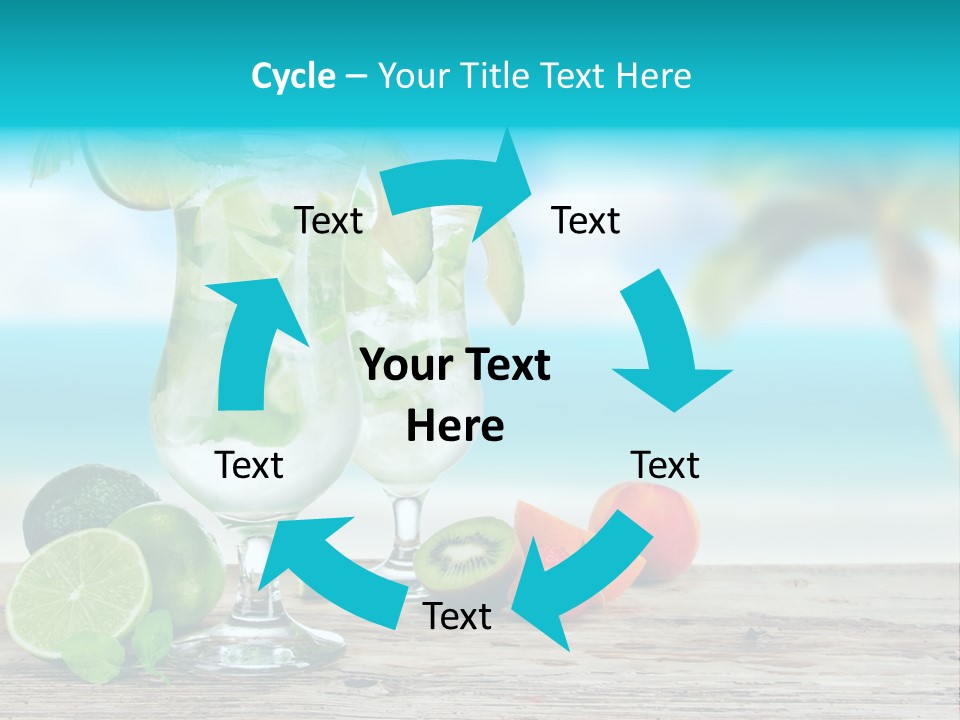 Mohito Sea Bar PowerPoint Template