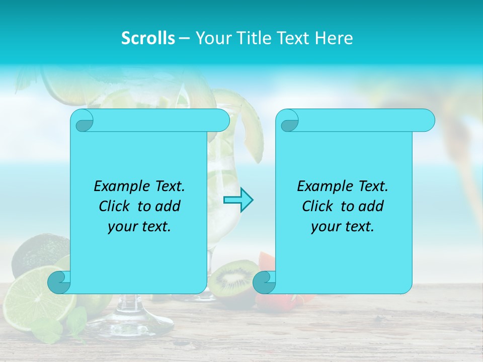 Mohito Sea Bar PowerPoint Template