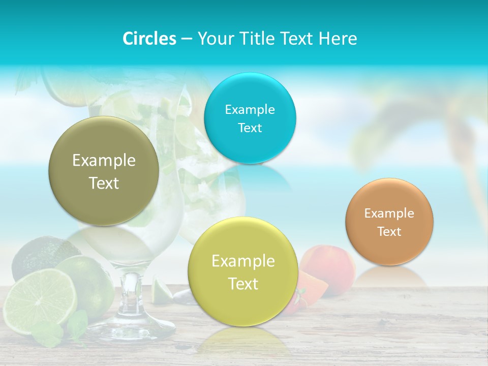 Mohito Sea Bar PowerPoint Template