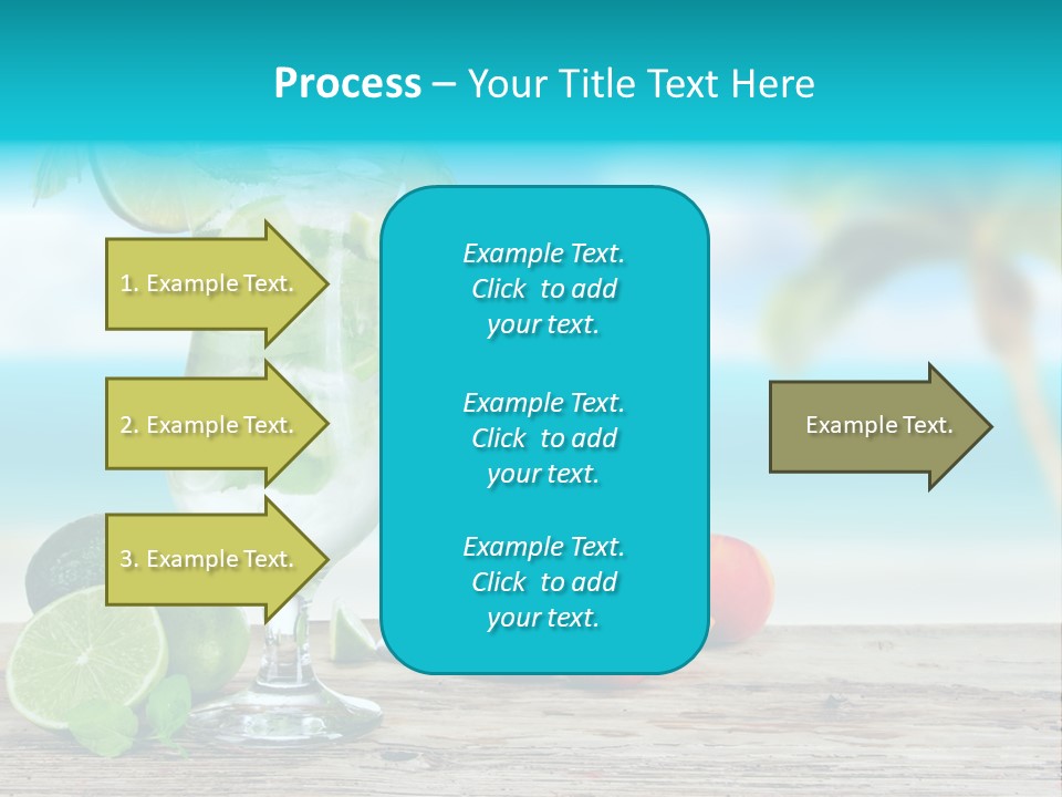 Mohito Sea Bar PowerPoint Template