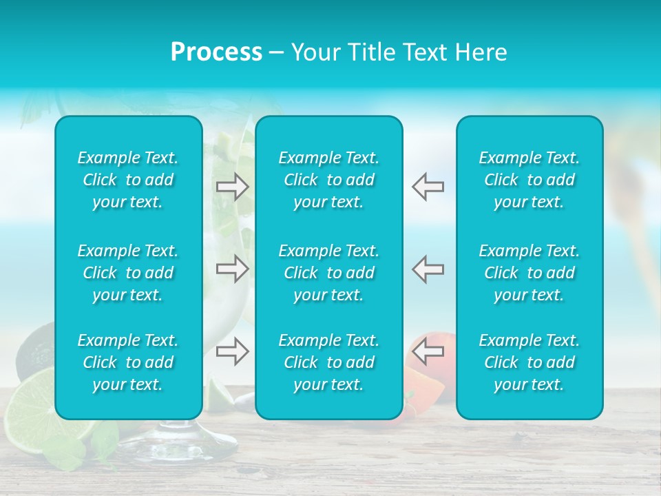 Mohito Sea Bar PowerPoint Template