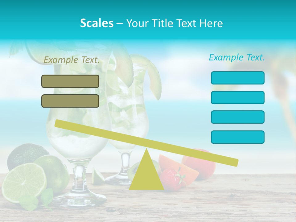 Mohito Sea Bar PowerPoint Template