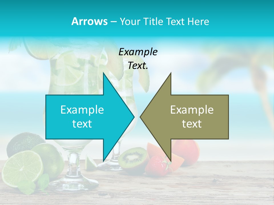 Mohito Sea Bar PowerPoint Template