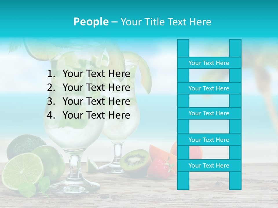 Mohito Sea Bar PowerPoint Template