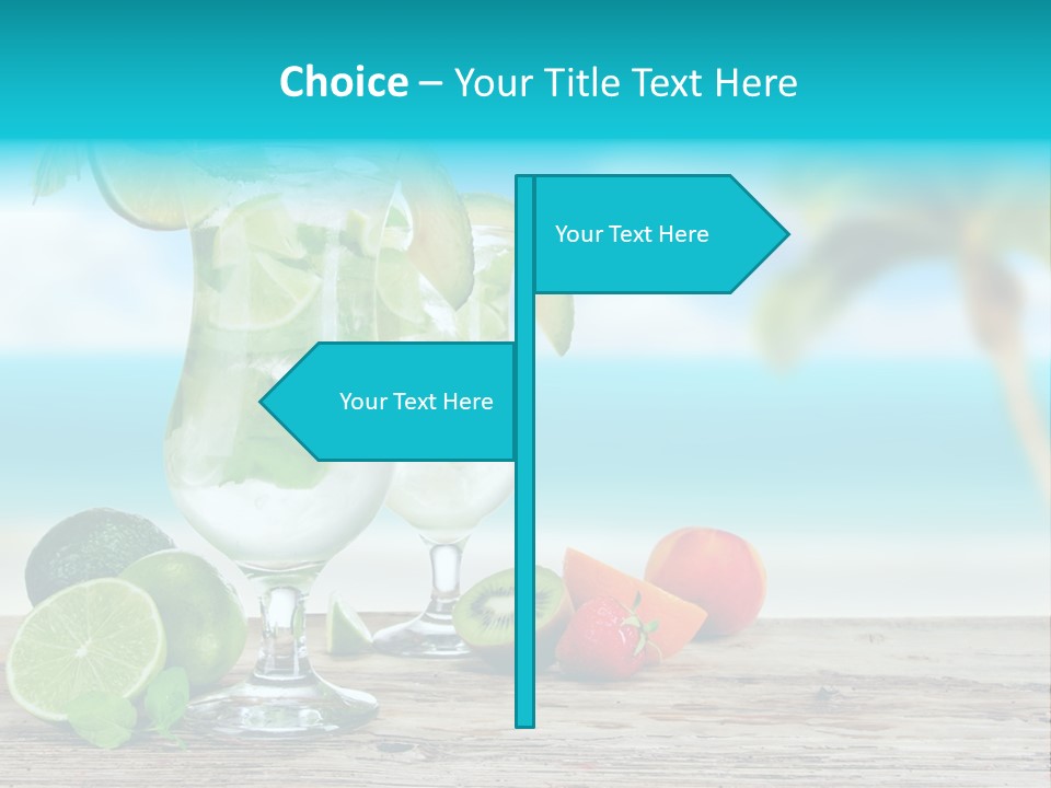 Mohito Sea Bar PowerPoint Template