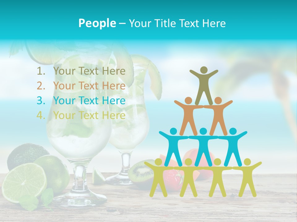 Mohito Sea Bar PowerPoint Template