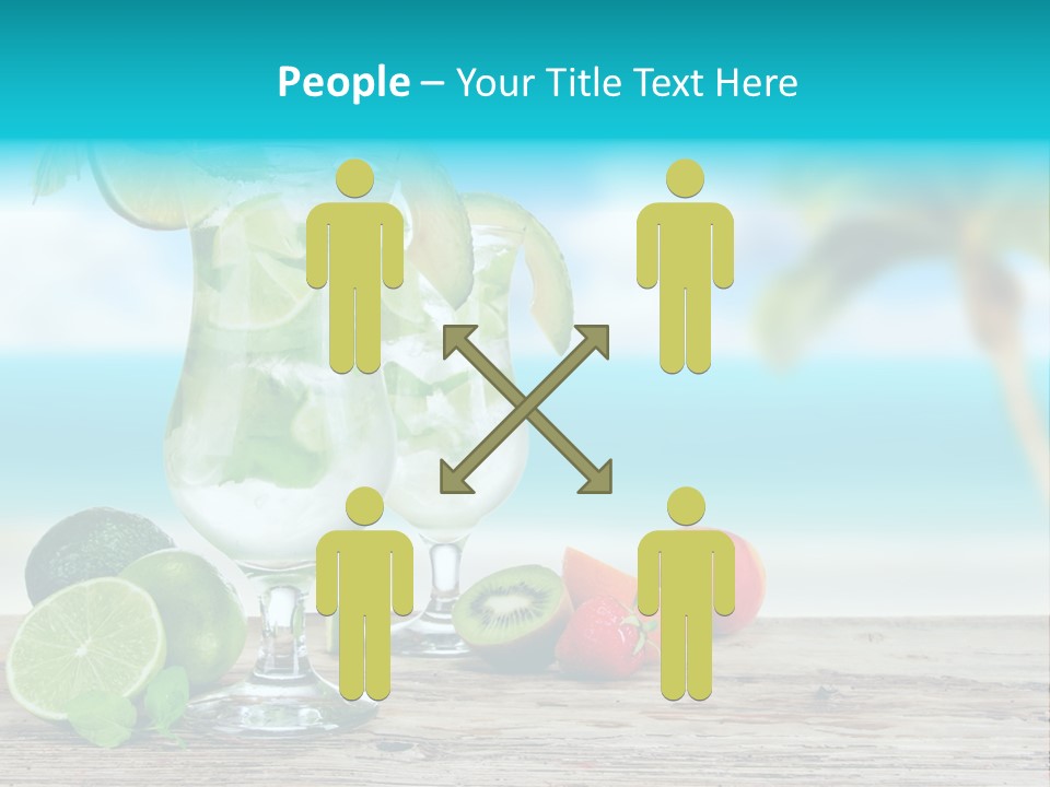 Mohito Sea Bar PowerPoint Template