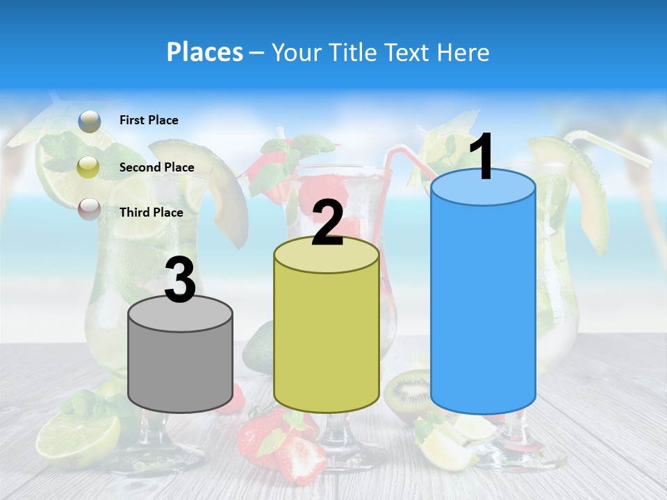 Fresh Wooden Lemon PowerPoint Template