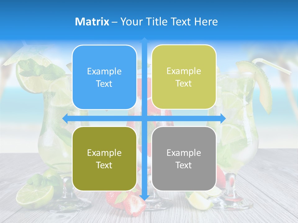 Fresh Wooden Lemon PowerPoint Template