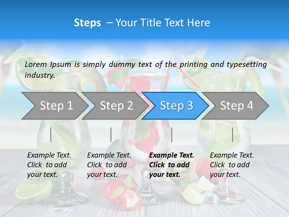 Fresh Wooden Lemon PowerPoint Template