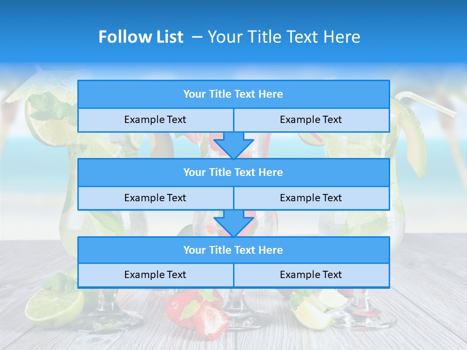 Fresh Wooden Lemon PowerPoint Template