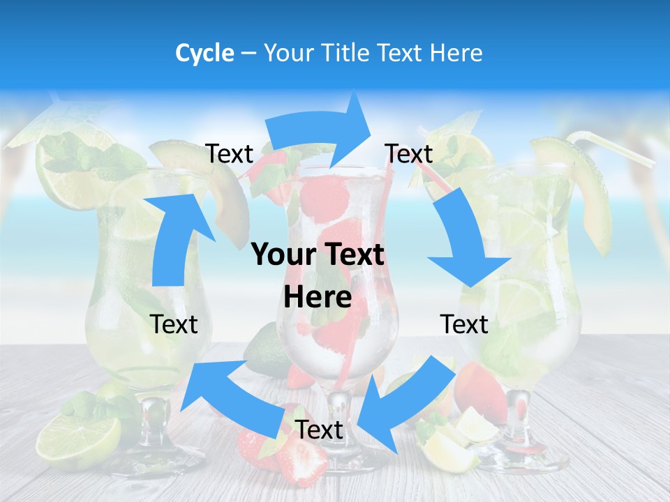 Fresh Wooden Lemon PowerPoint Template