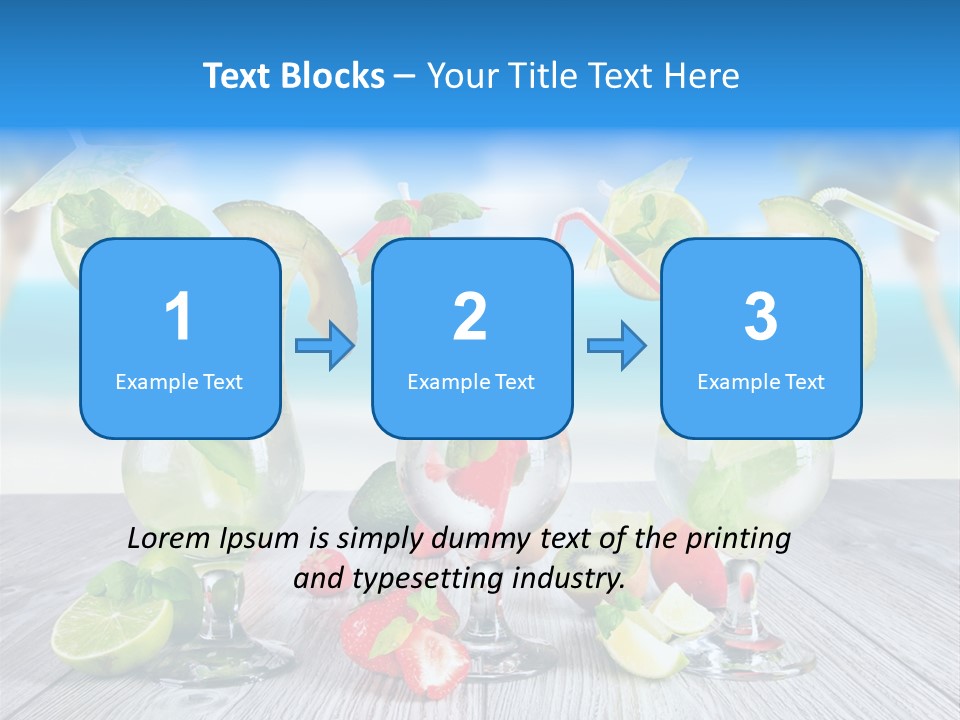 Fresh Wooden Lemon PowerPoint Template