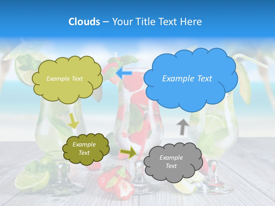 Fresh Wooden Lemon PowerPoint Template