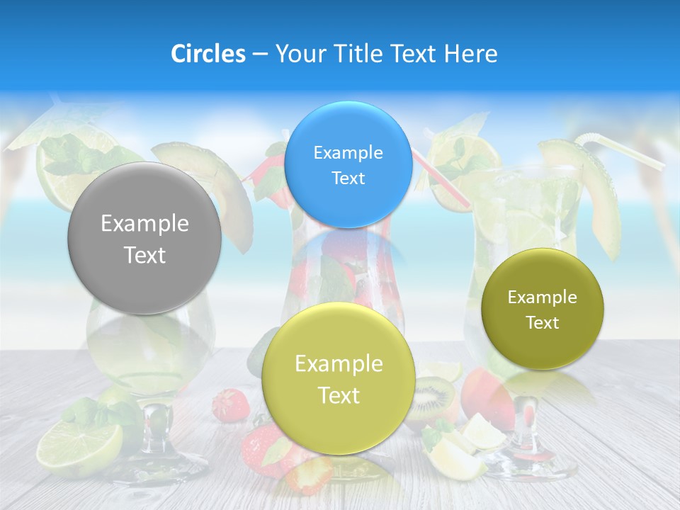 Fresh Wooden Lemon PowerPoint Template