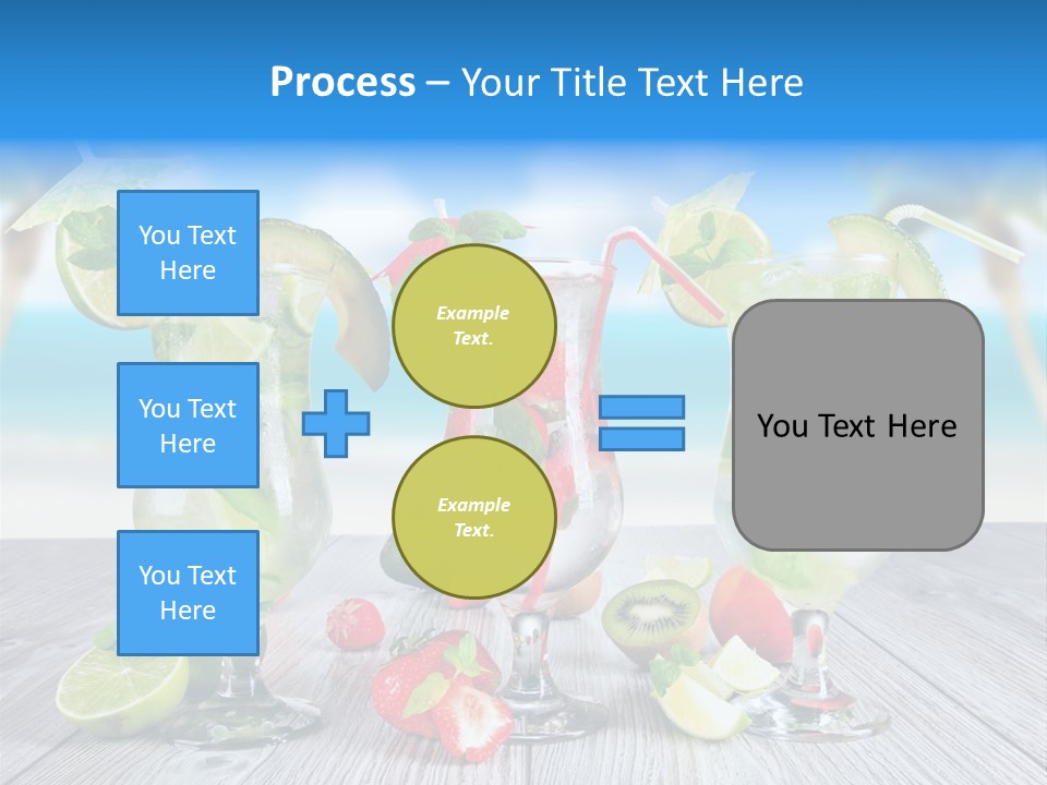 Fresh Wooden Lemon PowerPoint Template