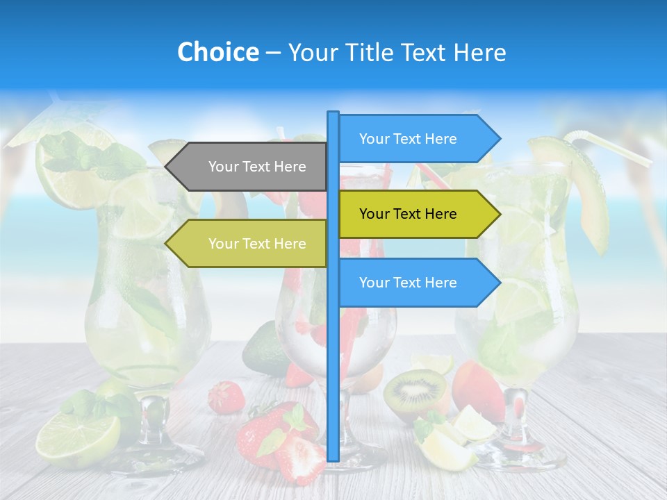 Fresh Wooden Lemon PowerPoint Template