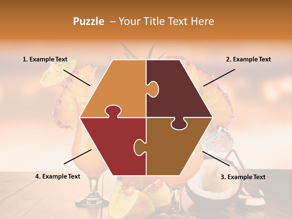 Exotic Hurricane Holiday PowerPoint Template