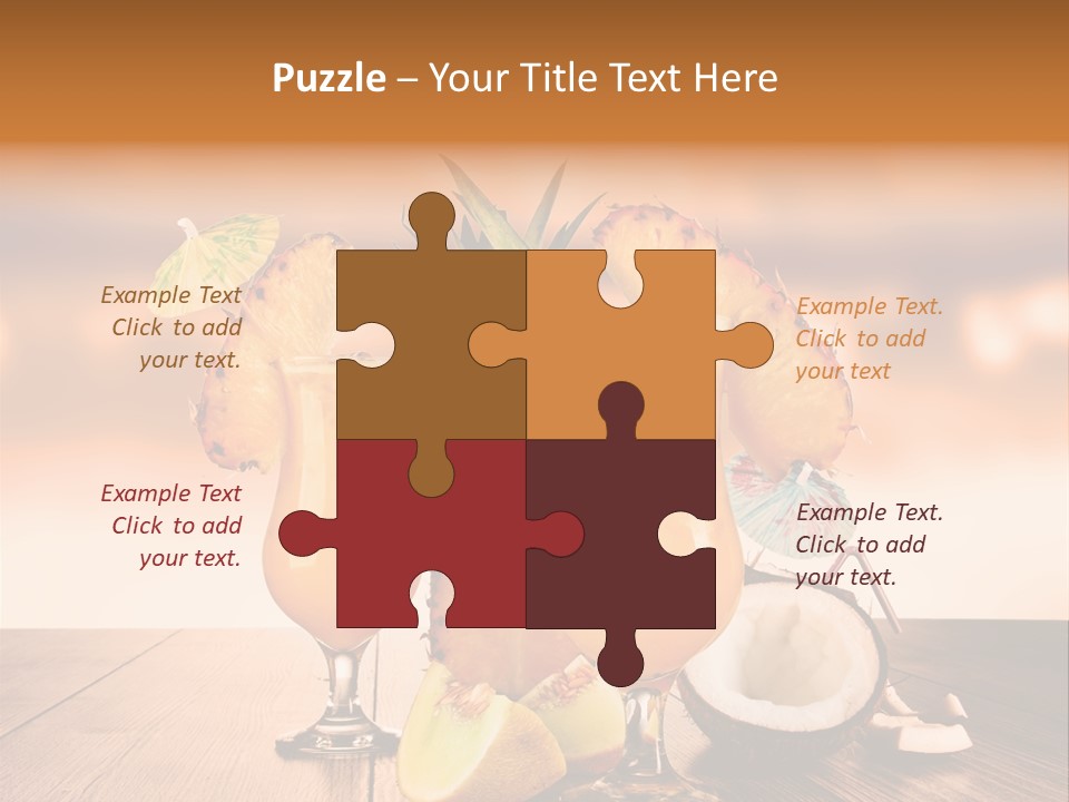 Exotic Hurricane Holiday PowerPoint Template