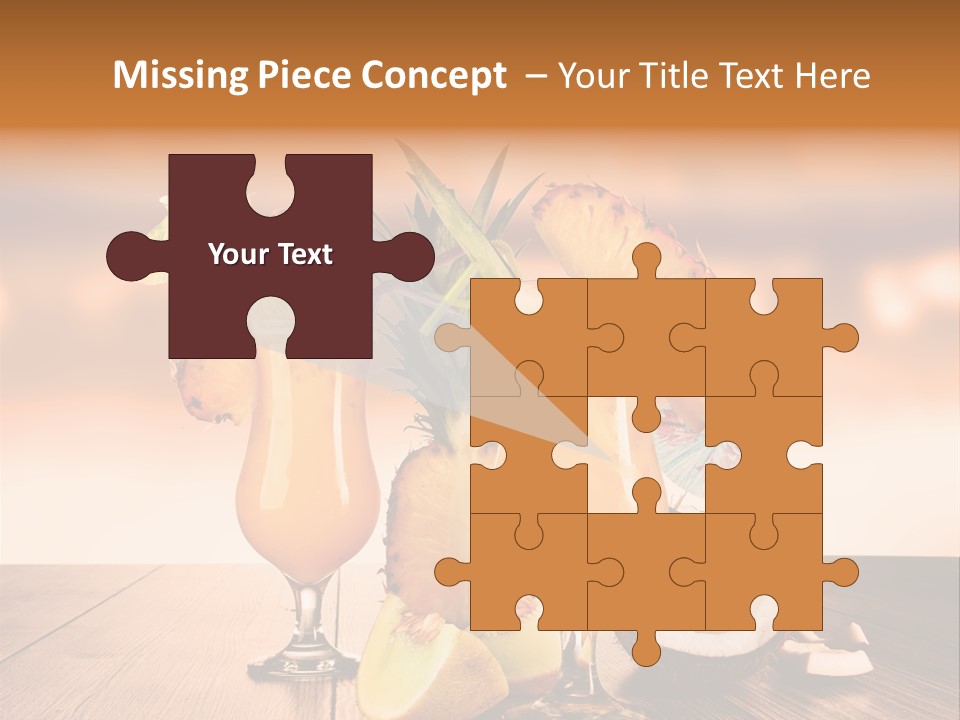 Exotic Hurricane Holiday PowerPoint Template