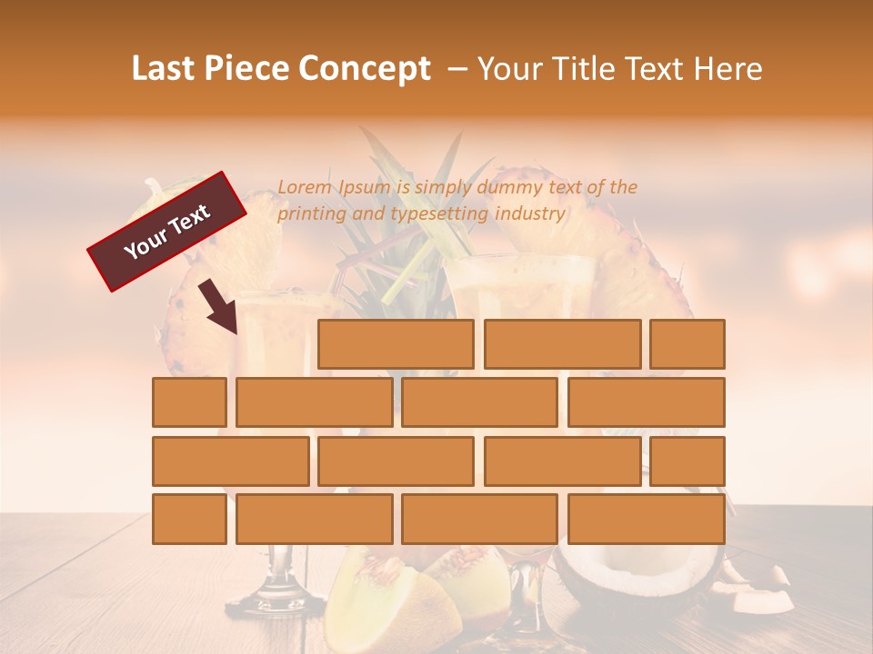 Exotic Hurricane Holiday PowerPoint Template