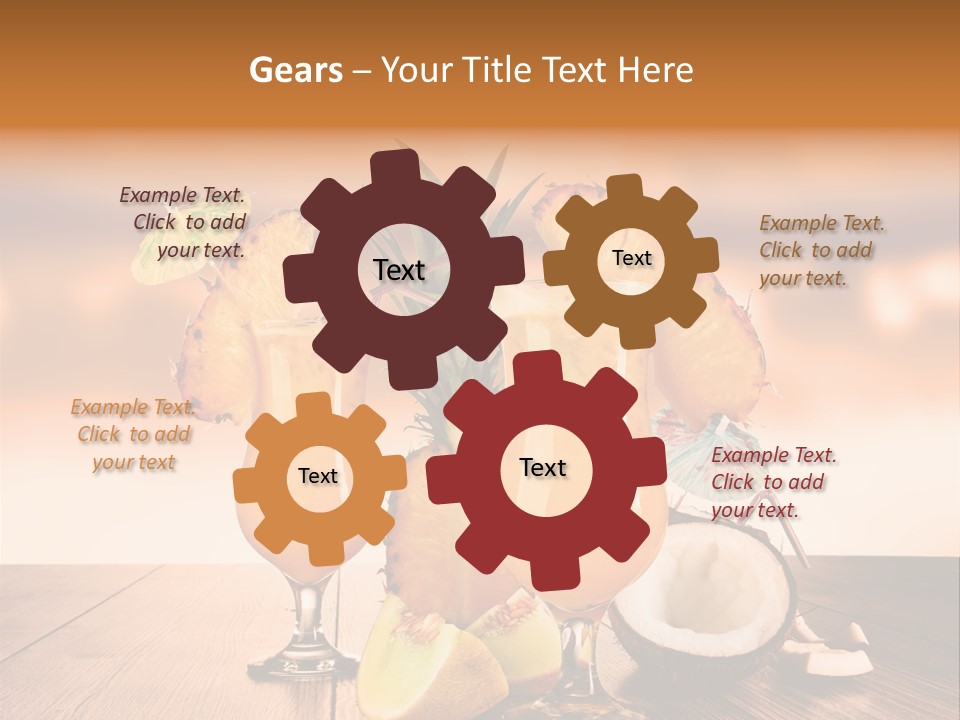 Exotic Hurricane Holiday PowerPoint Template