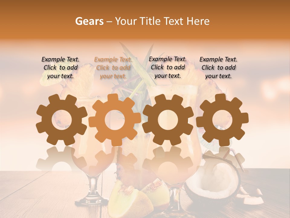 Exotic Hurricane Holiday PowerPoint Template