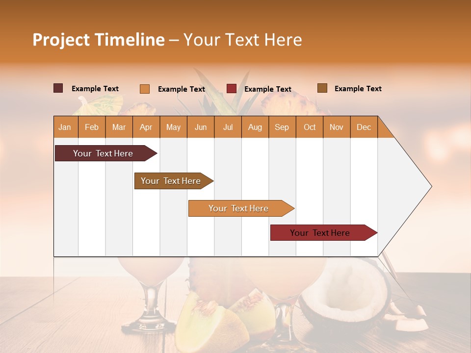 Exotic Hurricane Holiday PowerPoint Template