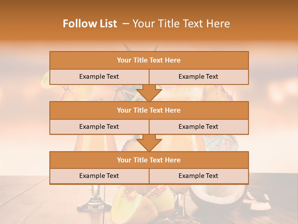 Exotic Hurricane Holiday PowerPoint Template