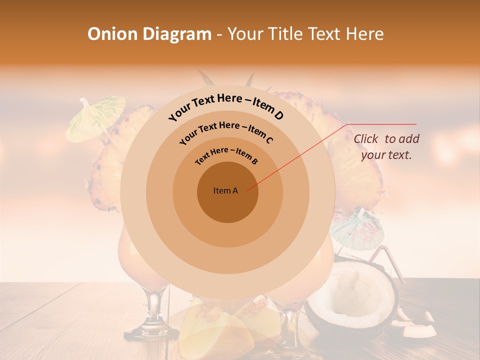 Exotic Hurricane Holiday PowerPoint Template