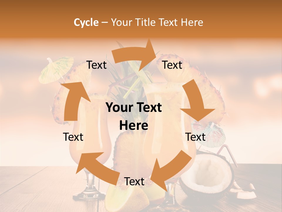 Exotic Hurricane Holiday PowerPoint Template