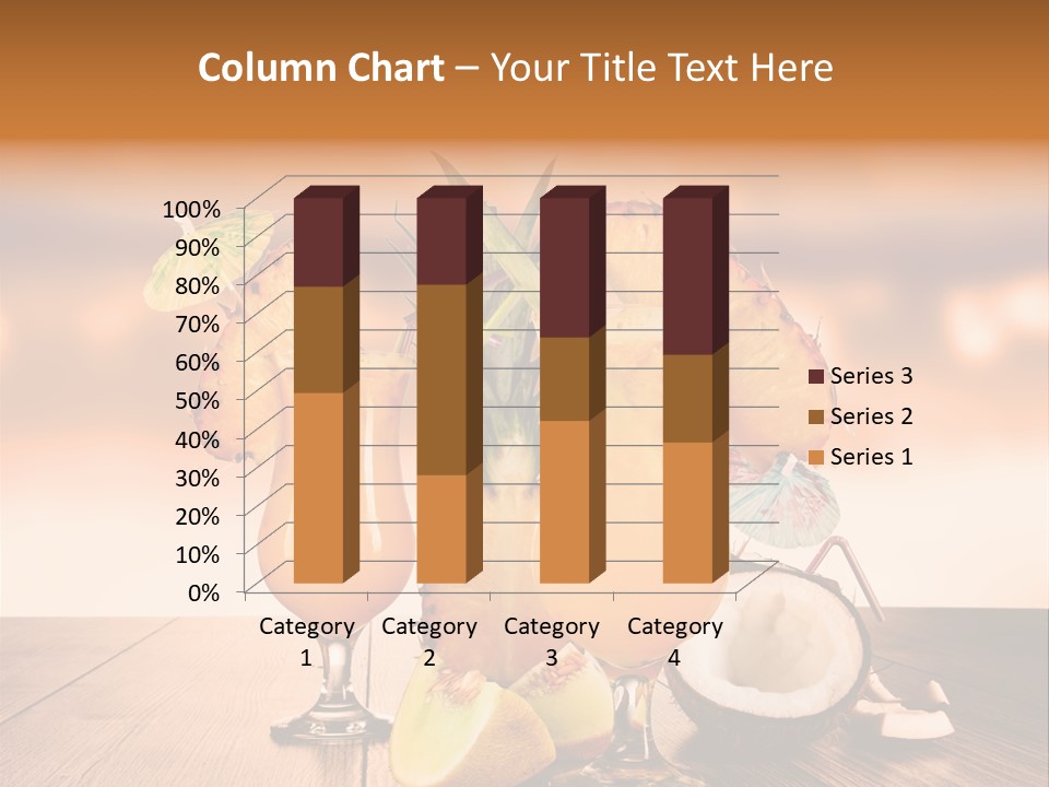 Exotic Hurricane Holiday PowerPoint Template