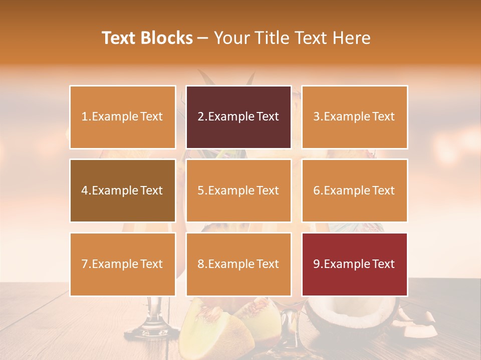 Exotic Hurricane Holiday PowerPoint Template