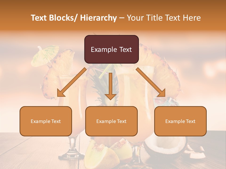 Exotic Hurricane Holiday PowerPoint Template