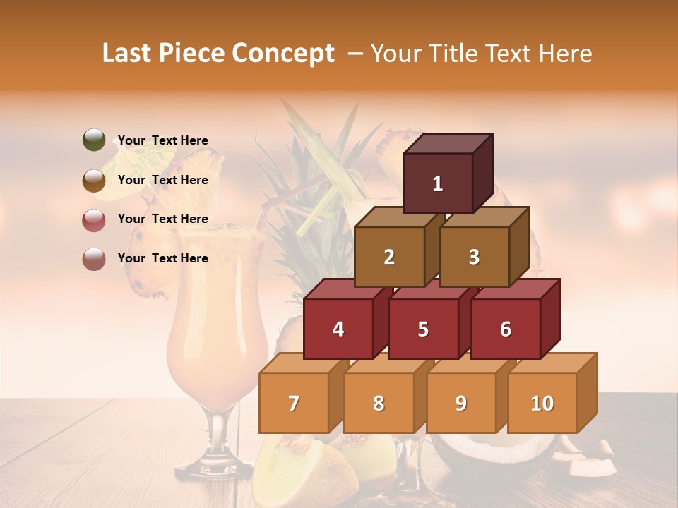 Exotic Hurricane Holiday PowerPoint Template