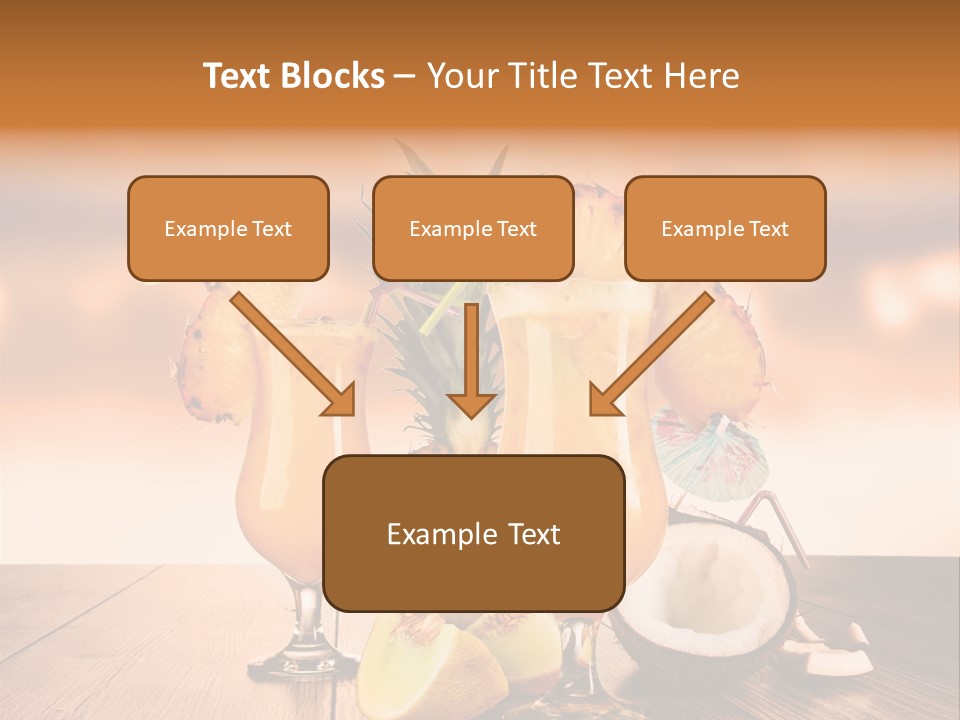 Exotic Hurricane Holiday PowerPoint Template