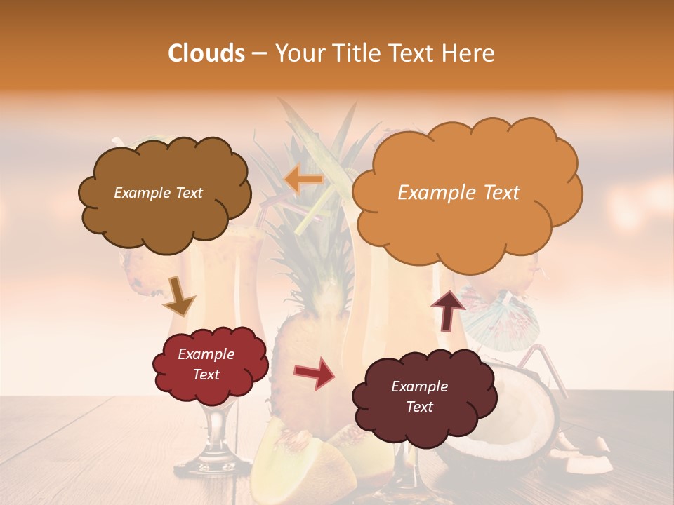 Exotic Hurricane Holiday PowerPoint Template