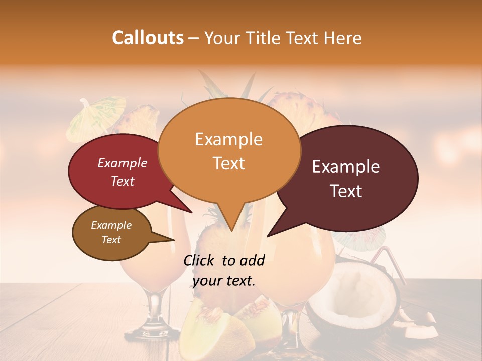 Exotic Hurricane Holiday PowerPoint Template