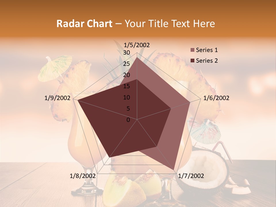 Exotic Hurricane Holiday PowerPoint Template