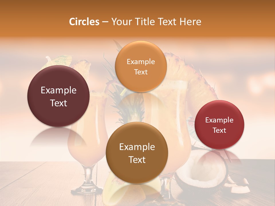 Exotic Hurricane Holiday PowerPoint Template