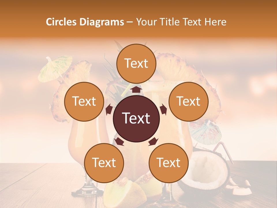 Exotic Hurricane Holiday PowerPoint Template