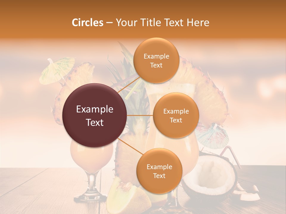 Exotic Hurricane Holiday PowerPoint Template