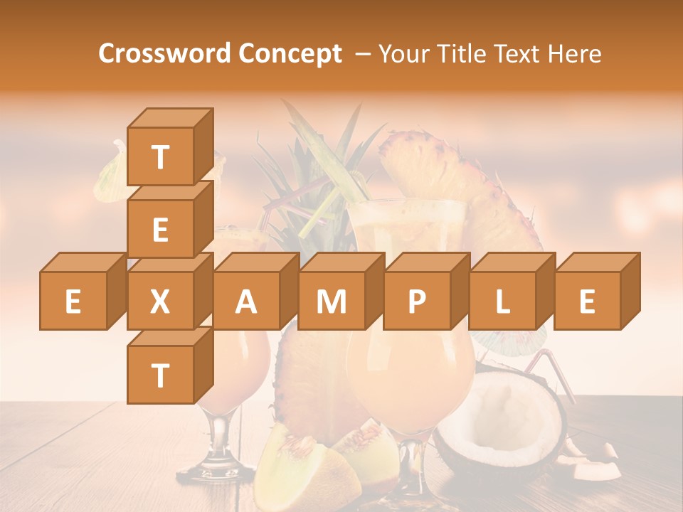 Exotic Hurricane Holiday PowerPoint Template