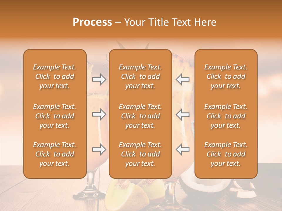 Exotic Hurricane Holiday PowerPoint Template