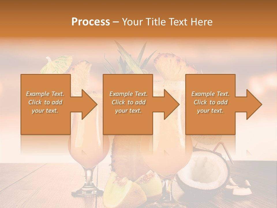 Exotic Hurricane Holiday PowerPoint Template