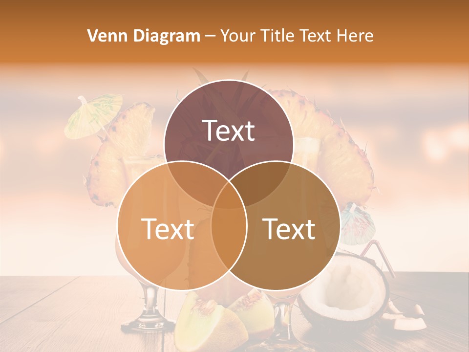 Exotic Hurricane Holiday PowerPoint Template