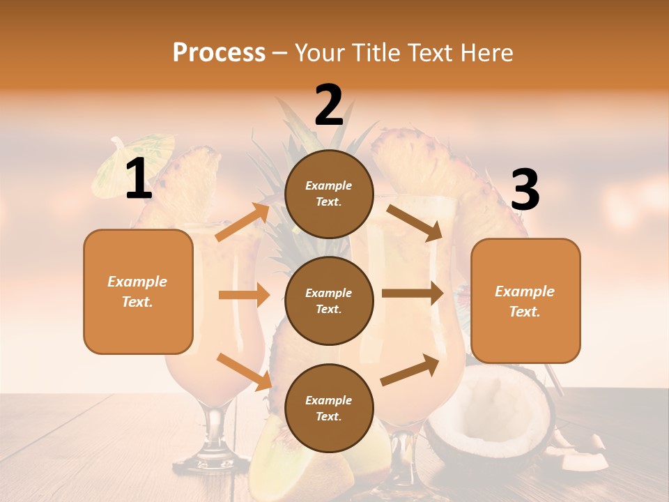 Exotic Hurricane Holiday PowerPoint Template