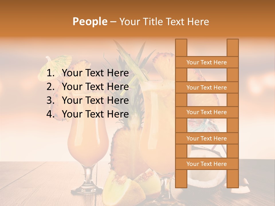 Exotic Hurricane Holiday PowerPoint Template