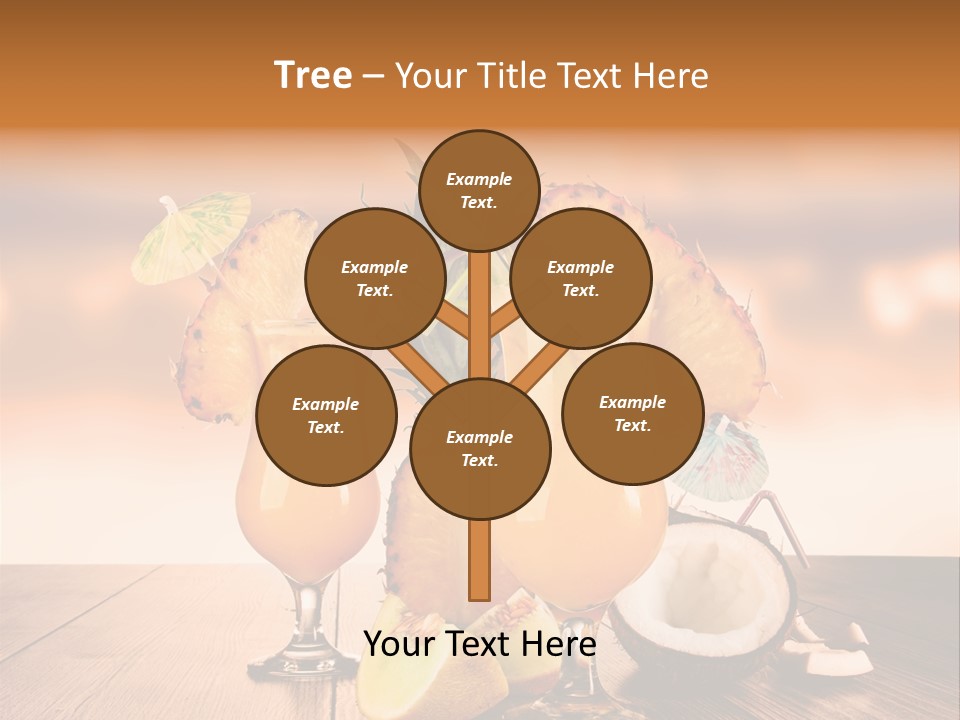 Exotic Hurricane Holiday PowerPoint Template